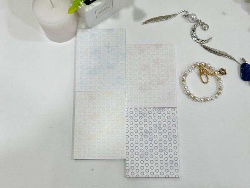 ToPeJournal-Hexagonal Honeycomb Color Memo Pad - 便條紙/便利貼 - 紙 