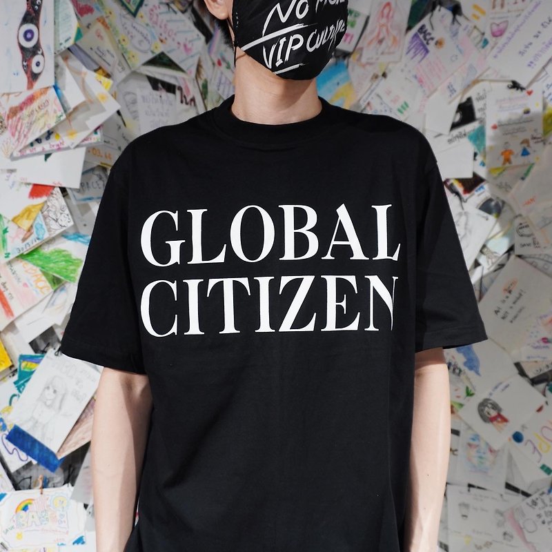 Global Citizen Oversize T-Shirt Cotton 100% (IOS-006) - Men's T-Shirts & Tops - Cotton & Hemp 