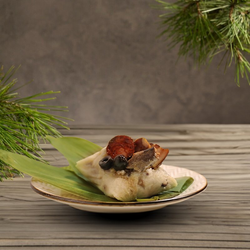 マカオポルトガル風スモークソーセージとブラックオリーブのスパイシーフィッシュビーフン - 台湾B級グルメ - 食材 グリーン