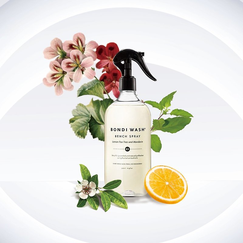 [Recommended by Fashion Magazine] Lemon Tea Tree and Citrus Home Surface Cleaning Spray 500ml - ผลิตภัณฑ์ซักผ้า - สารสกัดไม้ก๊อก หลากหลายสี