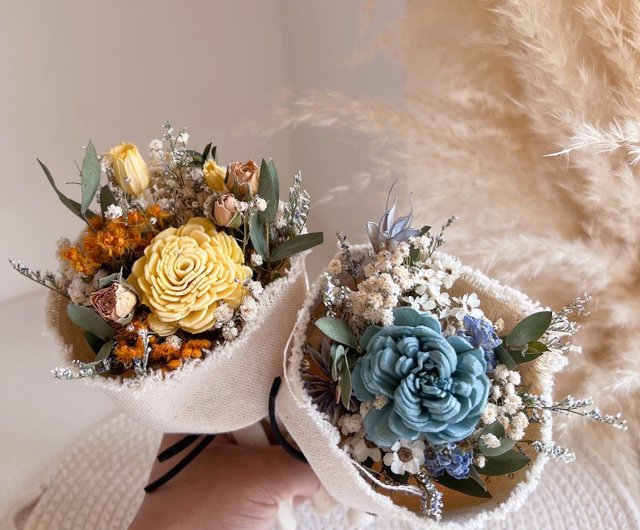 Dried Flower Canvas Pocket Bouquet I Mother's Day I Graduation