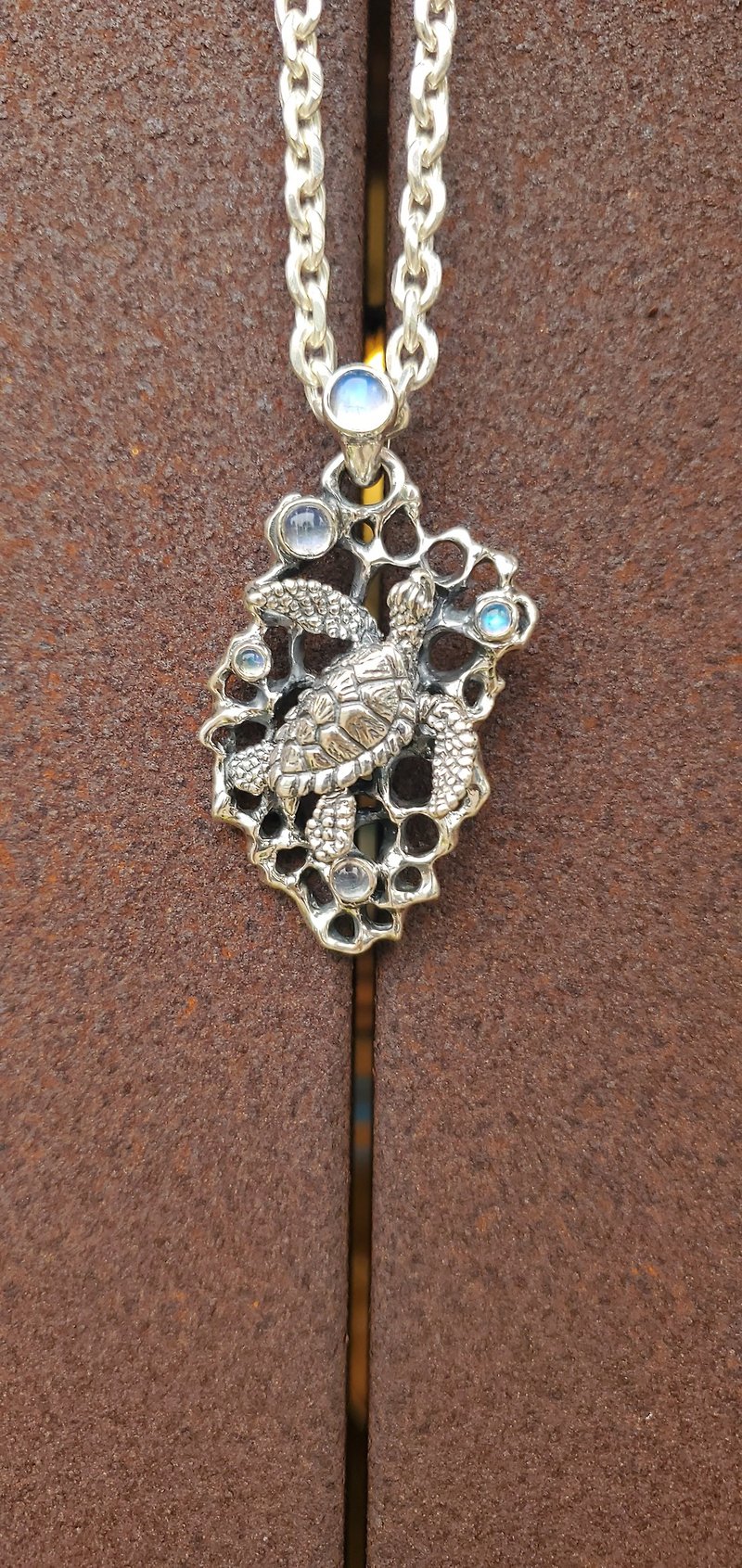 turtle necklace - สร้อยคอ - เงินแท้ 