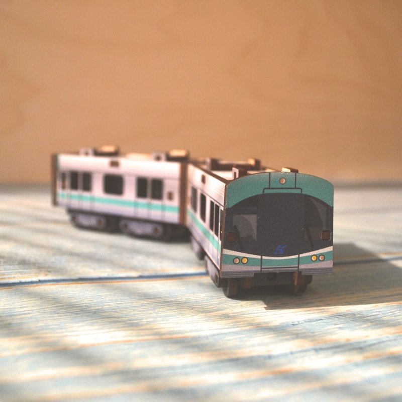 高雄捷運立體造型組合拼木-高捷授權 |車頭-車身| - 木工/竹藝/紙雕 - 木頭 