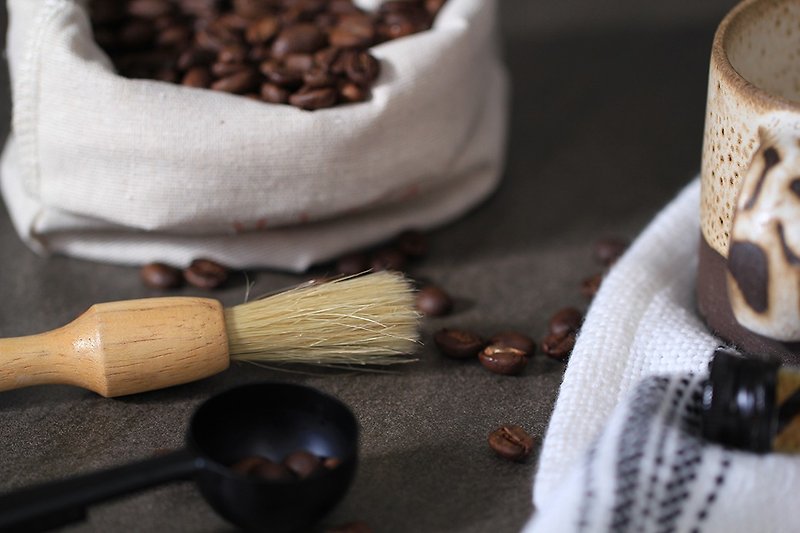 動物毛刷-咖啡刷 - 咖啡壺/咖啡周邊 - 其他材質 咖啡色