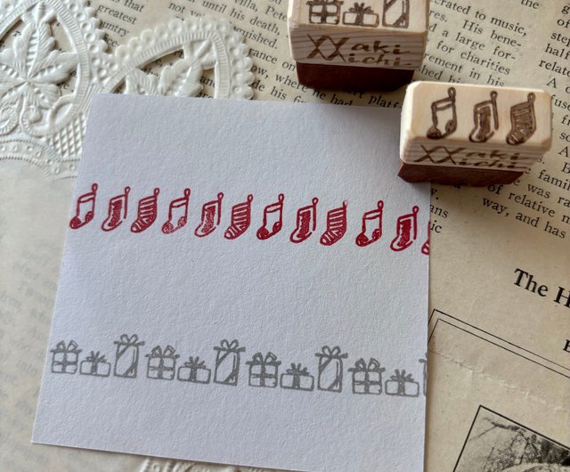 消しゴムはんこ クリスマスモチーフ自在セット - ショップ