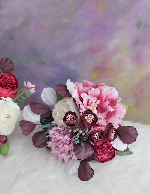 posieflowers MALEFICENT | Handmade Mini Flower Bouquet