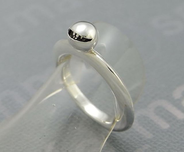 smile ball ring_9 ( s_m-R.17) 微笑笑銀環戒指指环jewelry sterling