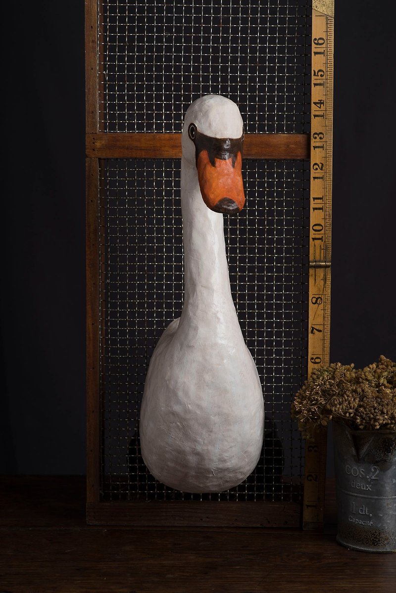 swan wall mount - Wall Décor - Paper White