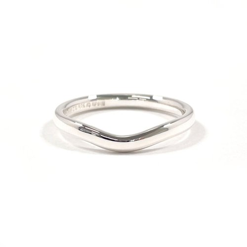 Tiffany & Co. カーブドバンド　リング　14号　シルバー925 日本直送 中古美品】9号 ティファニー TIFFANY&Co. リング・指輪
