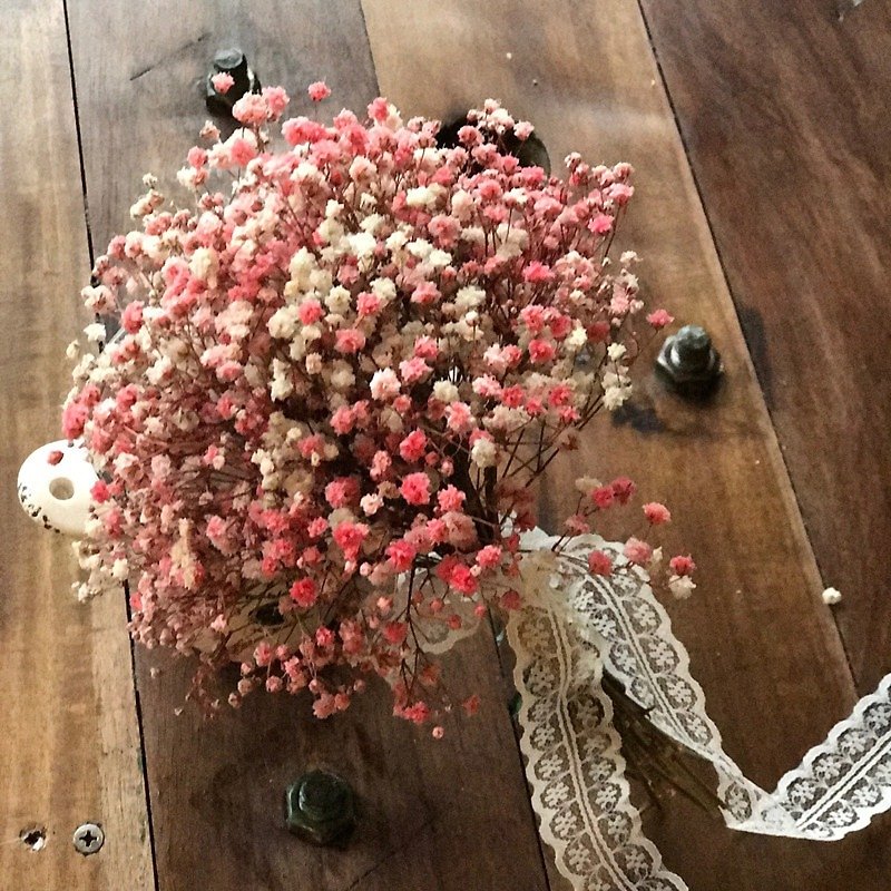 Ying Luo Manor*wedding small things*not withered flowers. Flowers eternal life. Dried Flowers*GIFT*healing line Goods Gifts of small objects G25 / drying small bouquet / Mother's Day / Senior Year / small bouquet of baby's breath - Plants - Plants & Flowers 