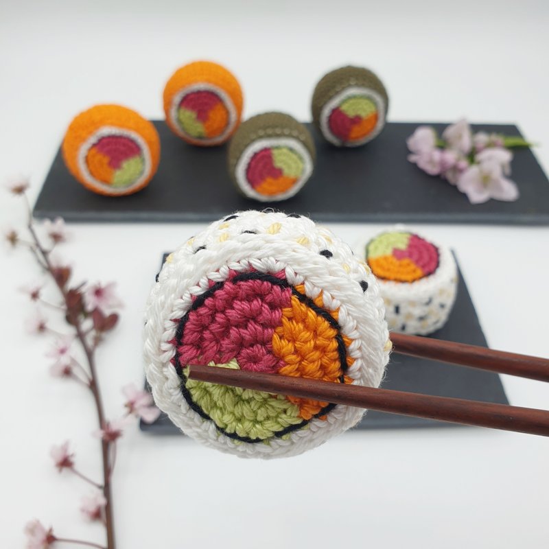 California Roll & Maki Sushi Crochet PATTERN PDF - 手工藝教學/工具書 - 其他材質 
