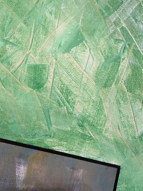 抽象画 ロックバンク構造-抽象絵画/家の装飾/絵画 - ショップ nztxi