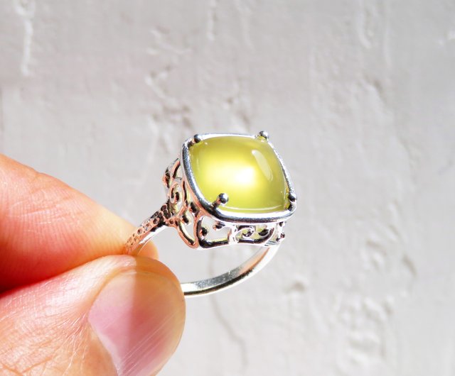 イエローオパール リング / Yellow Opal Ring - ショップ NATSU WORKS