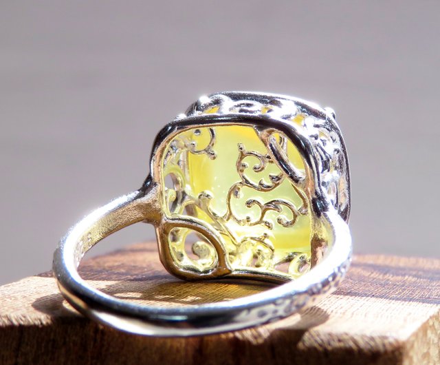 イエローオパール リング / Yellow Opal Ring - ショップ NATSU WORKS