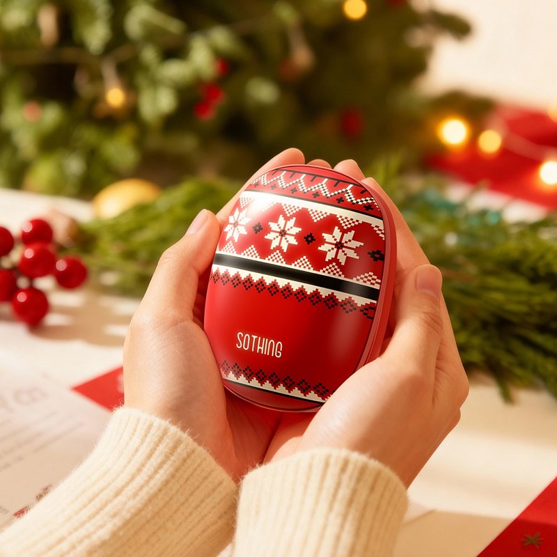 【聖誕限定包裝|預購】雙溫暖暖手寶 - 科技小物 - 塑膠 