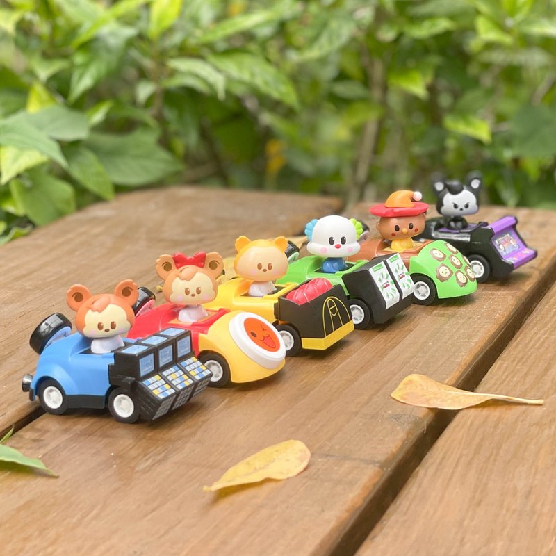 MOLOKA | Scene pull-back car blind box - ตุ๊กตา - พลาสติก หลากหลายสี