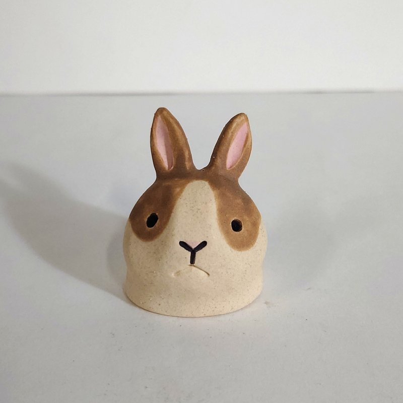 Rabbit Incense Holder | Ceramic Decoration - น้ำหอม - ดินเผา ขาว