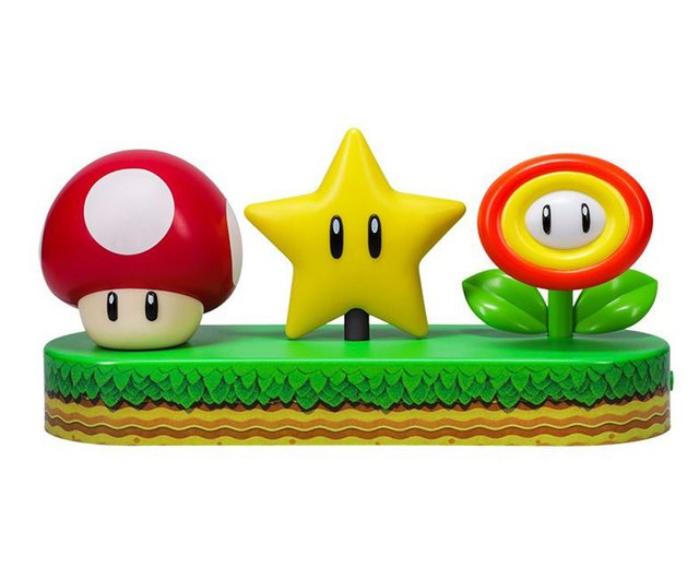 スーパーマリオ スターマッシュルーム スパーク 3Dシェイプ プロップ