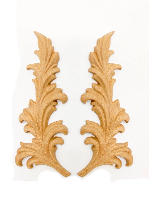 AndyCarver Wood Appliques corners, Onlay furniture, Shabby Chic, Wall ornament, Applique