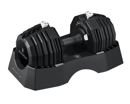Byzoom Fitness Classic Series 25kg (55LB) 15段重量 可調式啞鈴(黑) 單支