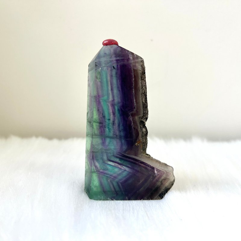 千層螢石隨形柱 | 水晶 | 水晶柱 | 水晶擺件 - 擺飾/家飾品 - 水晶 多色