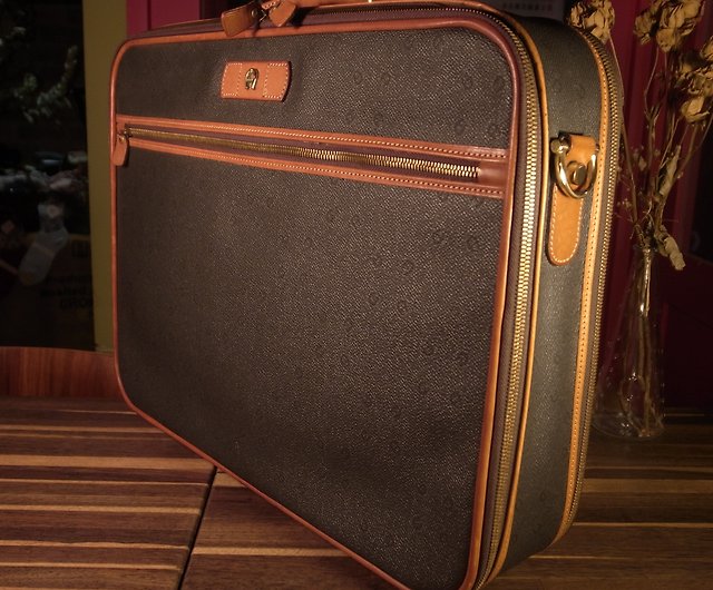 Hartmann Belting Leather Vintage Rare Carry On Luggage On Wheels