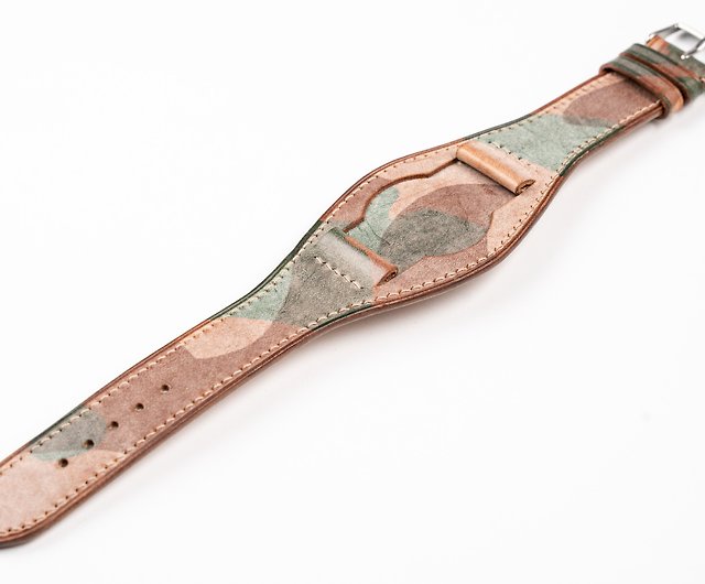 Leather Bund Strap Bund Watch Band 16mm 18mm 20mm 22mm 24mm 