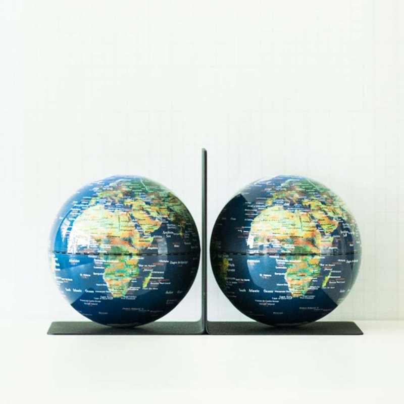 Skyglobe 5吋磁鐵書架地球儀(衛星)(英文版) - 擺飾/家飾品 - 其他材質 藍色