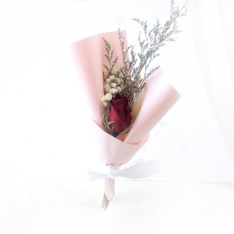 古典玫瑰 冰淇淋小花束 - 植物/盆栽/盆景 - 植物．花 紅色