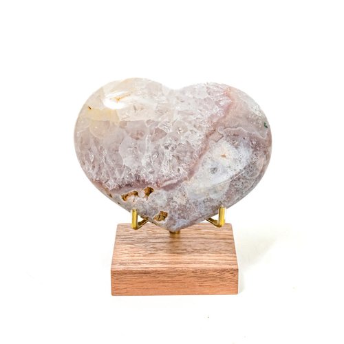 石之王 King Stones - 水晶天然石飾品、原礦 莫蘭迪瑪瑙愛心 730370