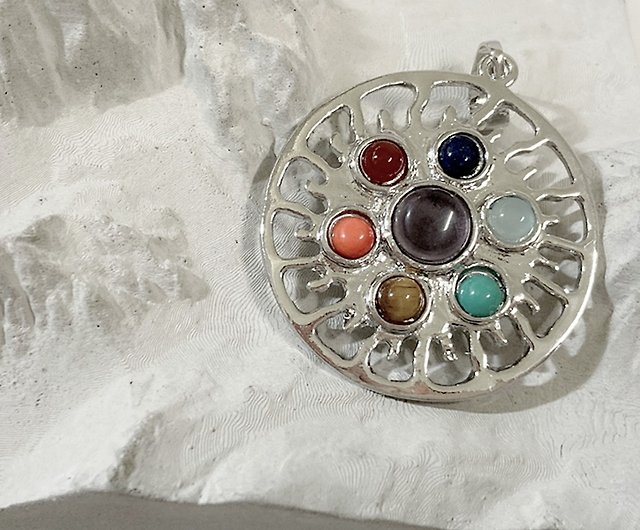 Seven Color Stone Chakra Necklaces from Apollo Box
