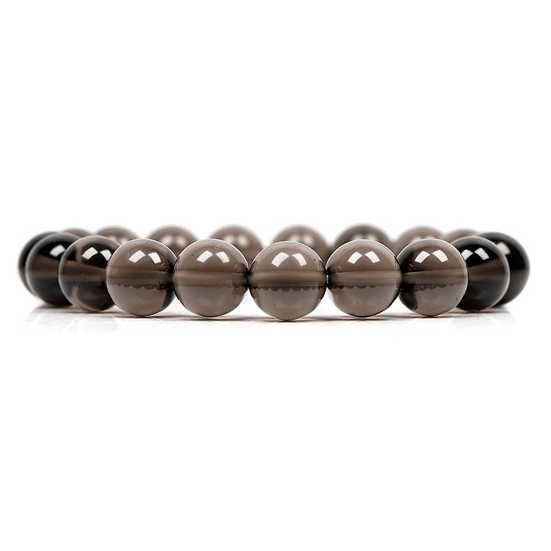 Icy Black Obsidian 10mm Bracelet - Bracelets - Semi-Precious Stones Multicolor