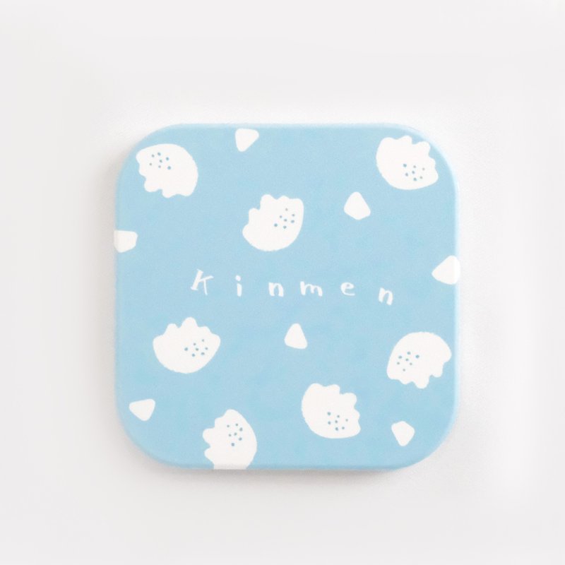 【妙妙屋庇護工場】金門特色陶瓷杯墊 - 杯墊 - 陶 