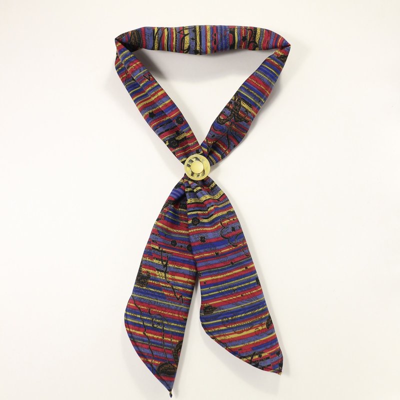 JOJA 日本老布製 領巾 / 髮帶 - 絲巾 - 聚酯纖維 多色