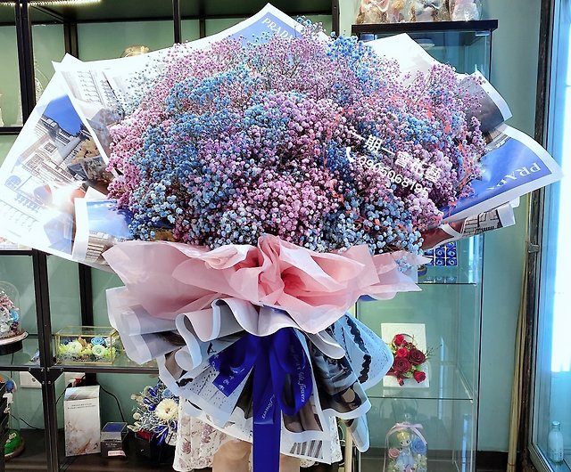 Ff001韓国の巨大なカスミソウの花束の花を乾燥させることができます ショップ ワンステージ ワンセッションフローリストリー 観葉植物 Pinkoi