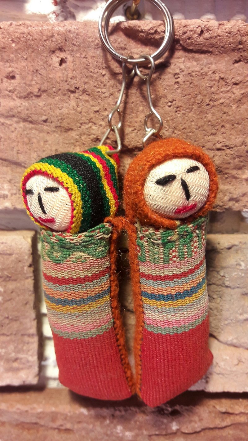 Lucky Twins 5-Multicolor - Keychains - Wool Multicolor