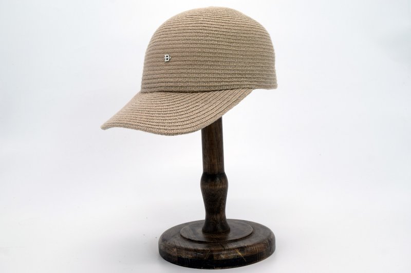 American Retro Linen Old Hat - Linen - หมวก - ผ้าฝ้าย/ผ้าลินิน สีเทา