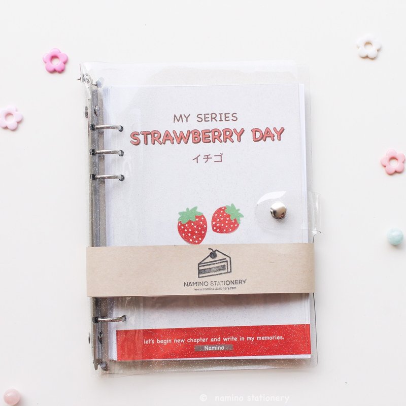 Transparent Glitter Planner Diary (without keychain) - 筆記本/手帳 - 塑膠 透明