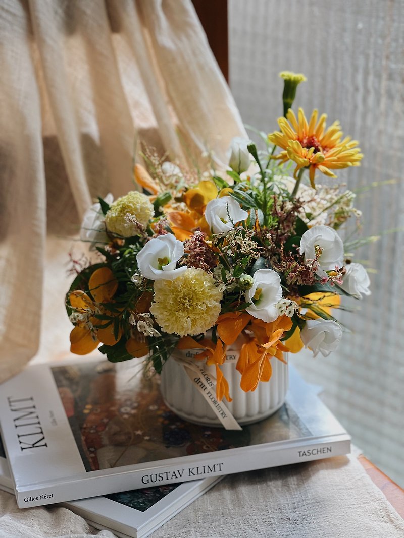 [Customized] Autumn Golden Flower Ceremony | Opening Flower Ceremony | New Home Flower Ceremony | Housewarming Ceremony - Plants - Plants & Flowers Yellow