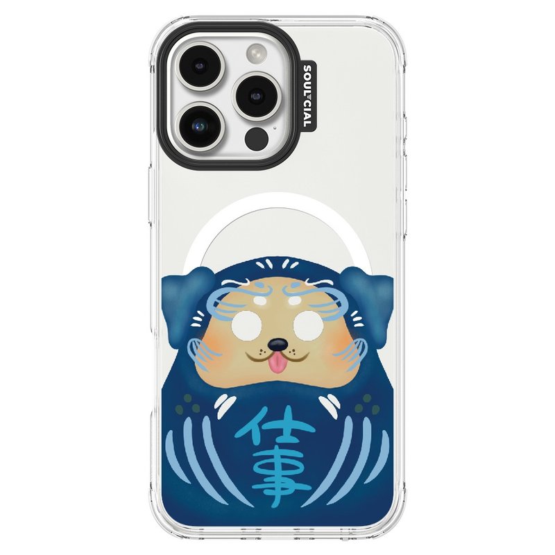 Daruma-DRV Shigoto Dog iPhone case MagSafe magnetic protective case - Phone Cases - Other Materials 