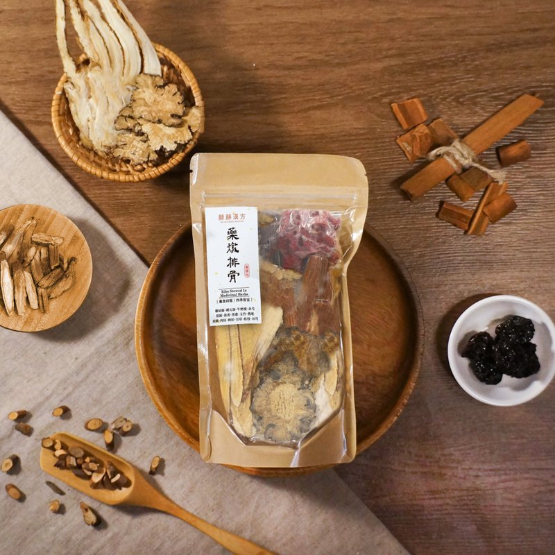 漢方養身 l 藥燉排骨藥膳包 嚴選原料 補氣養生 四季皆宜 - 料理包/調理包 - 植物．花 咖啡色