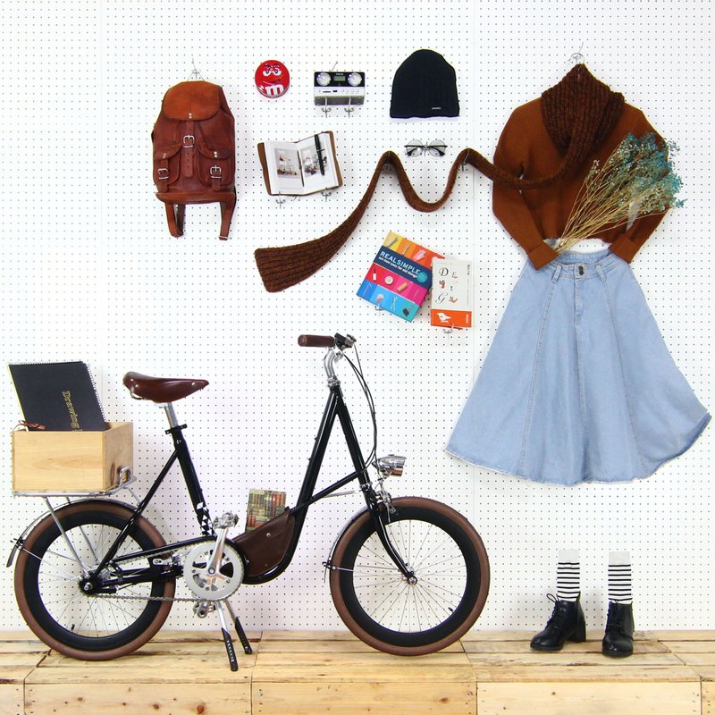 SEic miniu小徑車│ 復古經典黑Classic-內變三速 - 腳踏車/滑板/周邊 - 其他金屬 黑色