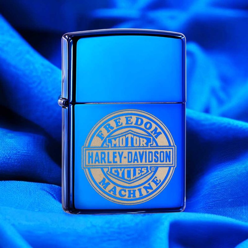 【ZIPPO官方旗艦店】Harley-Davidson防風打火機 48798 - 其他 - 銅/黃銅 藍色