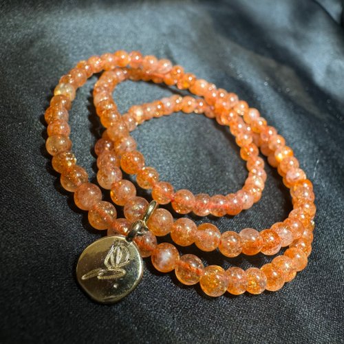 nuwu jewelry 女巫彩寶 小高品 天然 金太陽 太陽石 三圈 手串 手鍊 財富 正向 積極樂觀