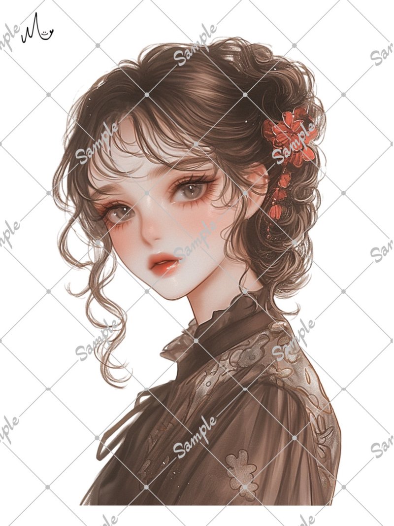 オリジナル人物ステッカー - 貼紙 - 紙 