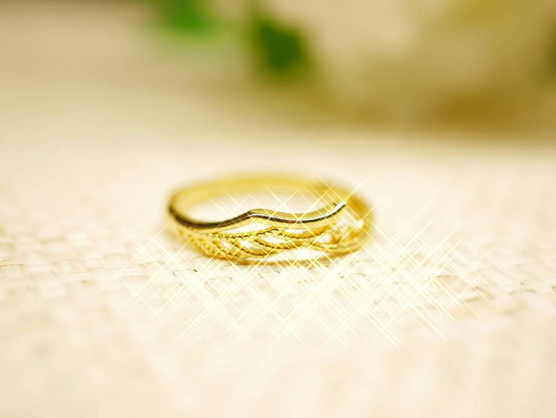 Gold Ring-Live Style Ring-Gold 9999 Live Ring - แหวนทั่วไป - ทอง 24 เค สีทอง