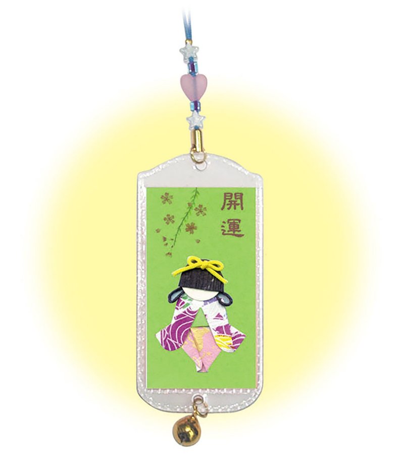 祈福袋 和紙人形 小巧吊飾DIY材料包A-5 008(2組入) - 其他 - 紙 