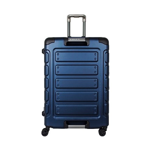 CROWN 皇冠行李箱 【CROWN】新版 悍馬 30吋 鋁框行李箱 藍色