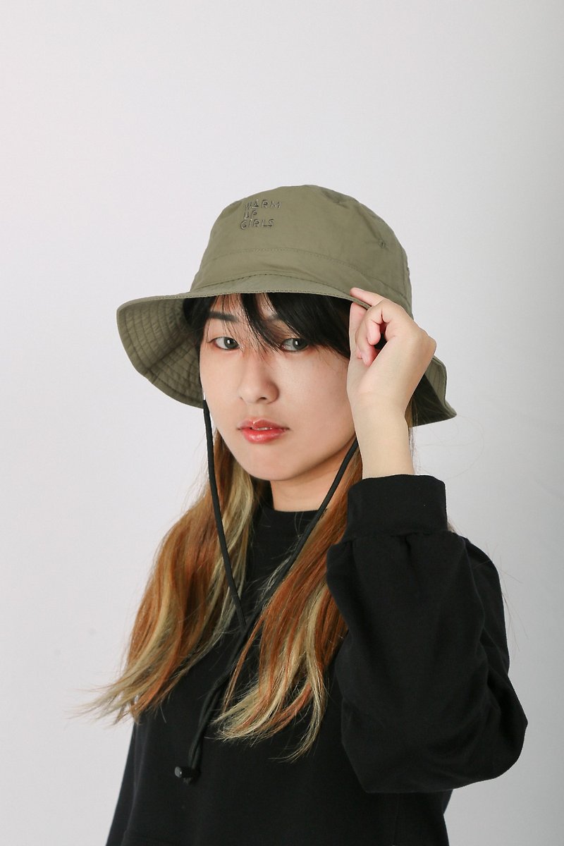 WUG Detachable Bucket Hat - Olive - Hats & Caps - Polyester Green