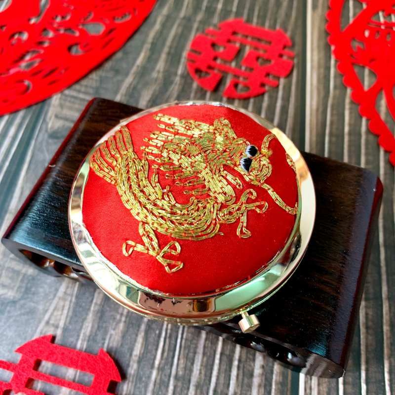 金龍 - 二手裙褂鏡盒 - 其他 - 其他材質 紅色